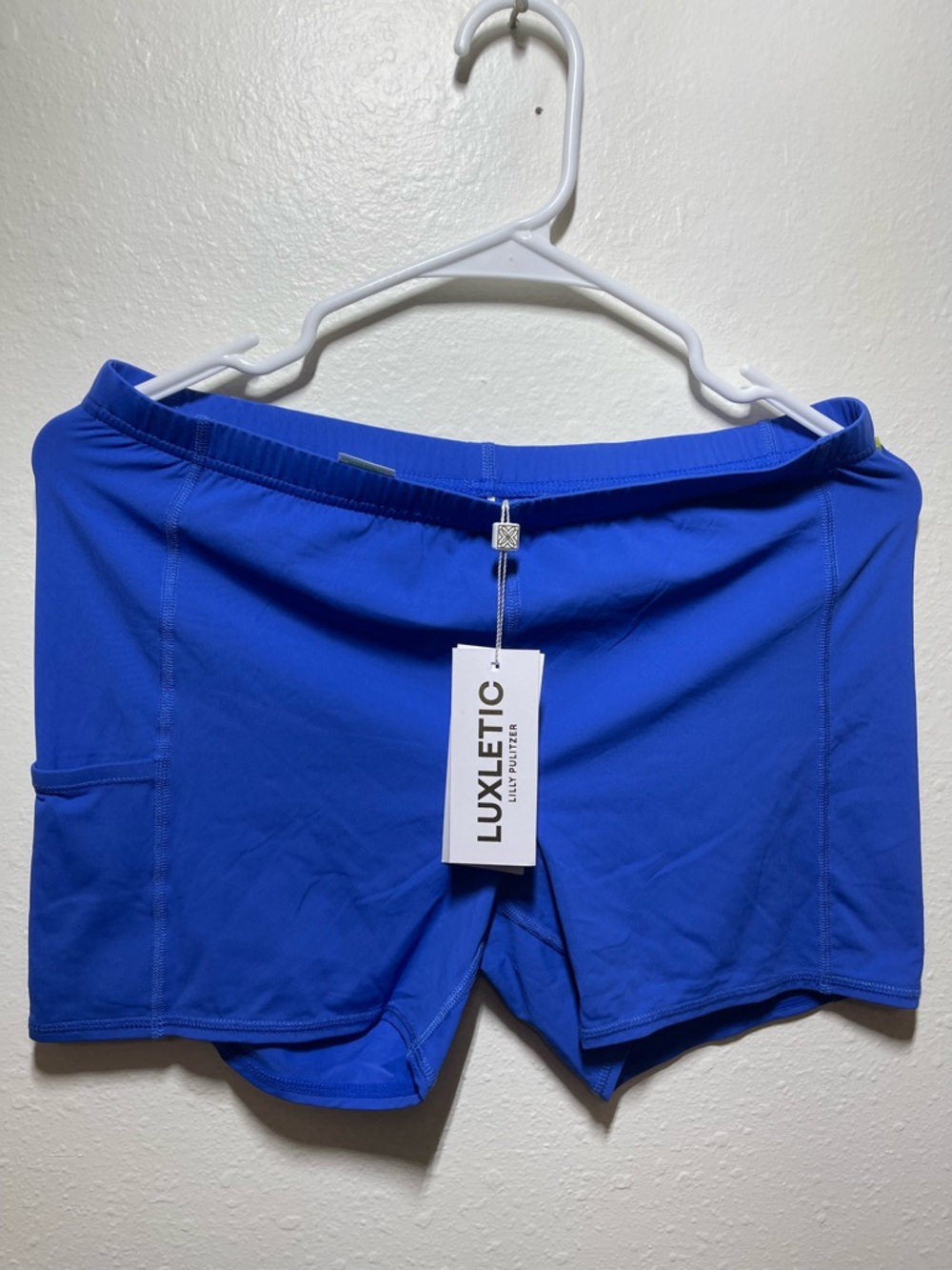 Lilly Pulitzer Luxletic Shorts Hot Blue - Size M